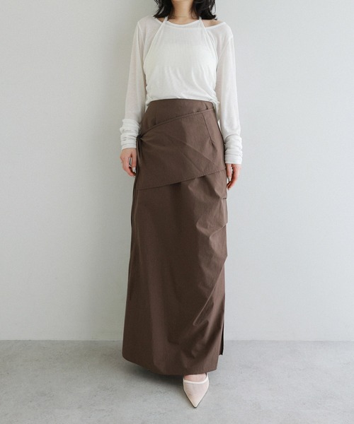Freesia by andme(フリージアバイアンドミー)の「ホルターネックシアーリブトップス(Tシャツ/カットソー・レディース・杢グレー/ブラック/ライトピンク/オフホワイト・FREE)」の10枚目の写真