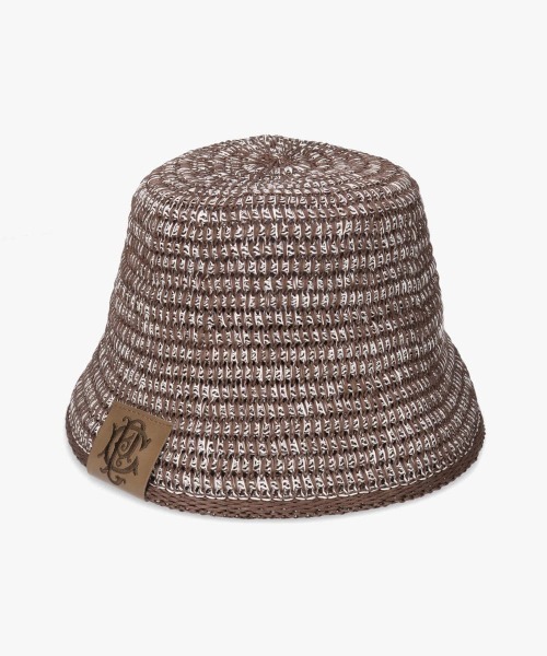 Chapeau d' O（シャポードオー）の「Chapeau d' O  TM Ini-Tab Bucket / シャポードオー（ハット・レディース・ブルー/ピンク/ブラック/ブラウン・M/57.5cm）」の7枚目の写真