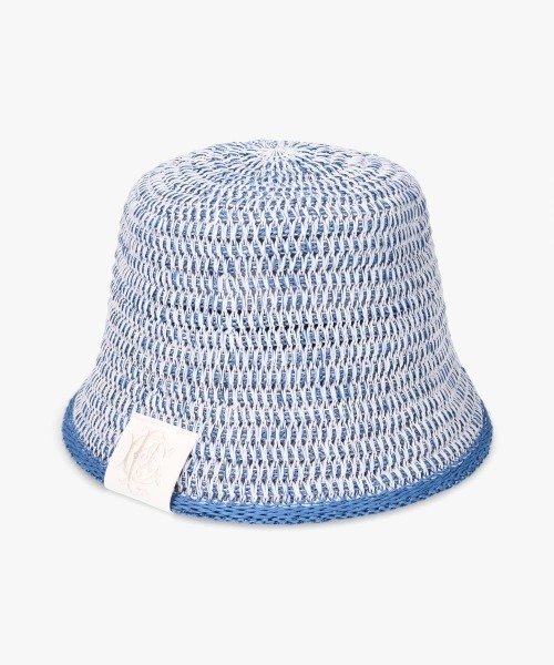 Chapeau d' O（シャポードオー）の「Chapeau d' O  TM Ini-Tab Bucket / シャポードオー（ハット・レディース・ブルー/ピンク/ブラック/ブラウン・M/57.5cm）」の9枚目の写真