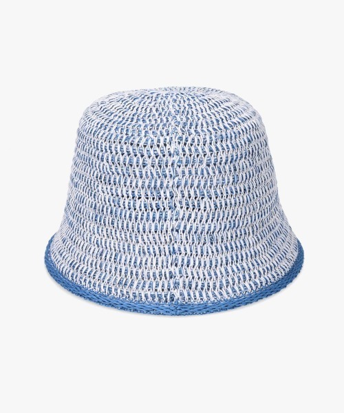 Chapeau d' O（シャポードオー）の「Chapeau d' O  TM Ini-Tab Bucket / シャポードオー（ハット・レディース・ブルー/ピンク/ブラック/ブラウン・M/57.5cm）」の12枚目の写真