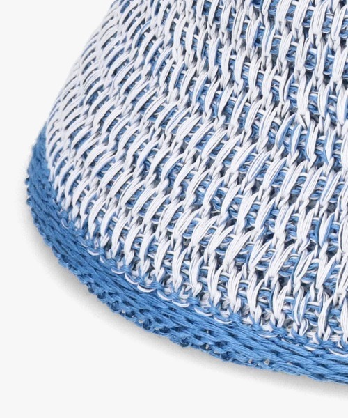 Chapeau d' O（シャポードオー）の「Chapeau d' O  TM Ini-Tab Bucket / シャポードオー（ハット・レディース・ブルー/ピンク/ブラック/ブラウン・M/57.5cm）」の19枚目の写真