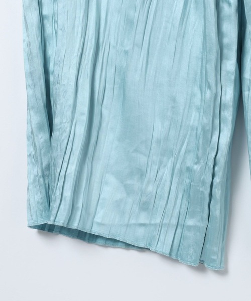 JEANASIS（ジーナシス）の「カラーサテンイージーパンツ/650282（その他パンツ・レディース・ライトブルー/グレー/グリーン・FREE）」の7枚目の写真