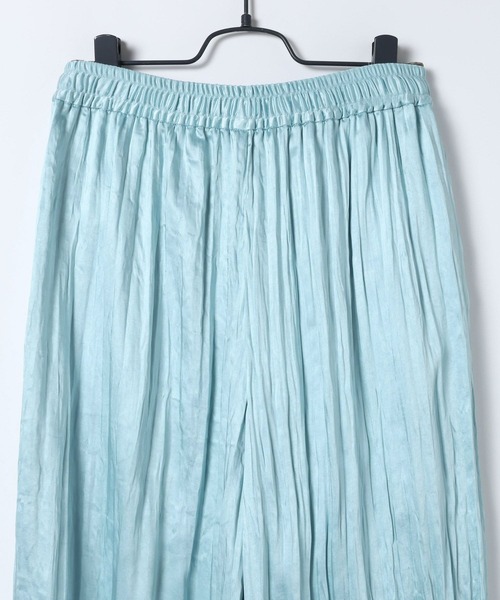 JEANASIS（ジーナシス）の「カラーサテンイージーパンツ/650282（その他パンツ・レディース・ライトブルー/グレー/グリーン・FREE）」の9枚目の写真