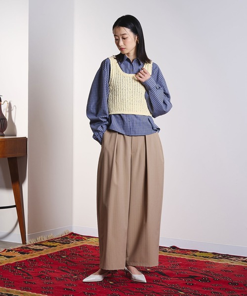 ROSE BUD（ローズバッド）の「ASSORTED VOLUME SLEEVE SHIRT（シャツ/ブラウス・レディース・ブルー/ネイビー・ONE SIZE）」の7枚目の写真