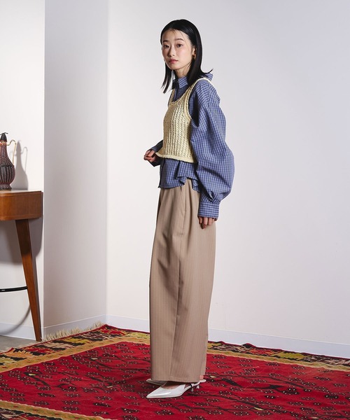 ROSE BUD（ローズバッド）の「ASSORTED VOLUME SLEEVE SHIRT（シャツ/ブラウス・レディース・ブルー/ネイビー・ONE SIZE）」の9枚目の写真