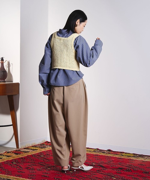 ROSE BUD（ローズバッド）の「ASSORTED VOLUME SLEEVE SHIRT（シャツ/ブラウス・レディース・ブルー/ネイビー・ONE SIZE）」の10枚目の写真