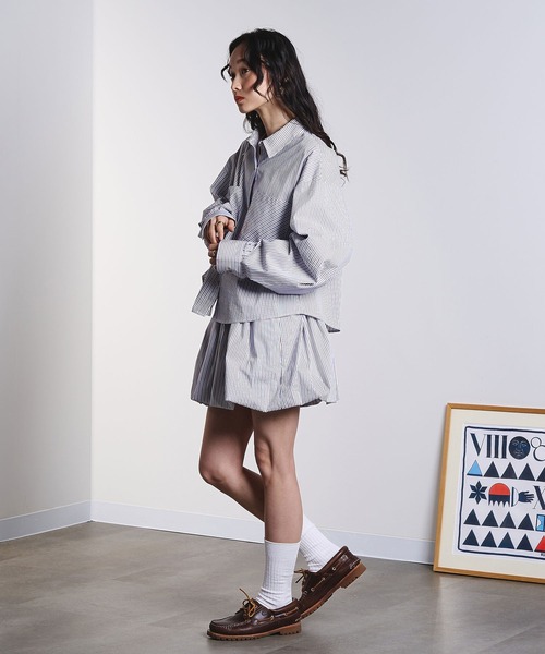 ROSE BUD（ローズバッド）の「ASSORTED VOLUME SLEEVE SHIRT（シャツ/ブラウス・レディース・ブルー/ネイビー・ONE SIZE）」の16枚目の写真