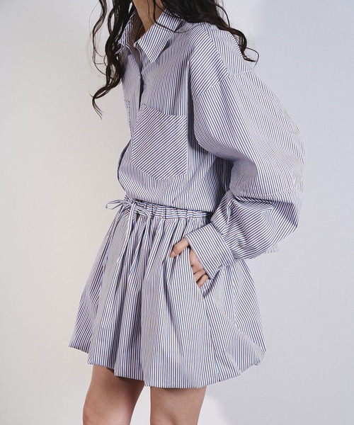 ROSE BUD（ローズバッド）の「ASSORTED VOLUME SLEEVE SHIRT（シャツ/ブラウス・レディース・ブルー/ネイビー・ONE SIZE）」の20枚目の写真