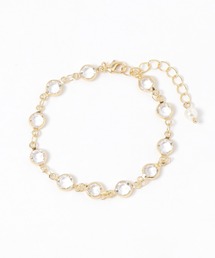 LAKOLE（ラコレ）の「クリスタルチェーンブレスレット / 640132（ブレスレット）」