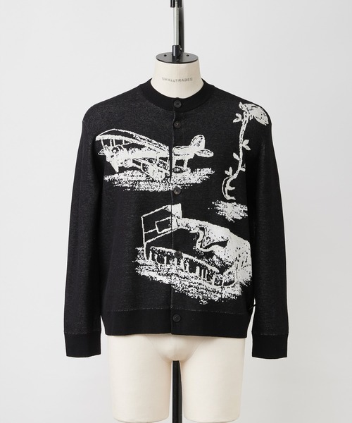 SHINYAKOZUKA（シンヤコヅカ）の「A ZOO OF A ROOM(ISSUE#8)（カーディガン/ボレロ・メンズ・ホワイト系その他/ブラック・MEDIUM）」の2枚目の写真