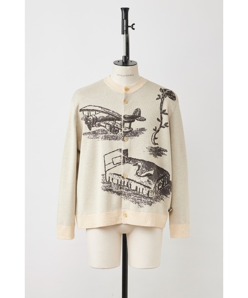 SHINYAKOZUKA（シンヤコヅカ）の「A ZOO OF A ROOM(ISSUE#8)（カーディガン/ボレロ・メンズ・ホワイト系その他/ブラック・MEDIUM）」の8枚目の写真