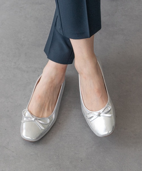 inter-chaussures(インターショシュール)の「【FABIO RUSCONI】ソフトレザーバレエ(F61524)(バレエシューズ・レディース・ブラック/オフホワイト/ライトブラウン/シルバー/ピンク/ベージュ・35/36/38/37/39)」の6枚目の写真