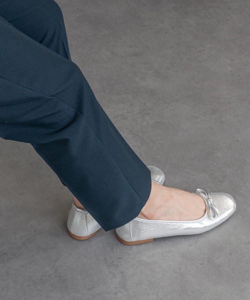 inter-chaussures(インターショシュール)の「【FABIO RUSCONI】ソフトレザーバレエ(F61524)(バレエシューズ・レディース・ブラック/オフホワイト/ライトブラウン/シルバー/ピンク/ベージュ・35/36/38/37/39)」の15枚目の写真