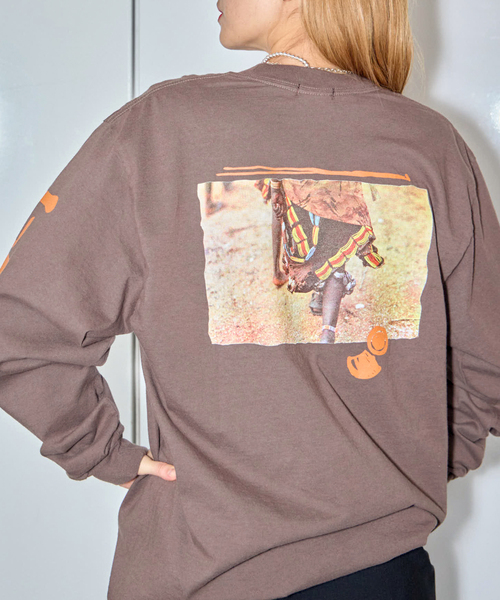 CITYSHOP（シティーショップ）の「LA LEGION Studio Hamer：Tシャツ（Tシャツ/カットソー・レディース・ブラウン・LARGE）」の2枚目の写真