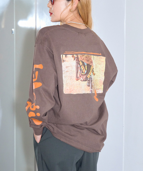 CITYSHOP（シティーショップ）の「LA LEGION Studio Hamer：Tシャツ（Tシャツ/カットソー・レディース・ブラウン・LARGE）」の6枚目の写真