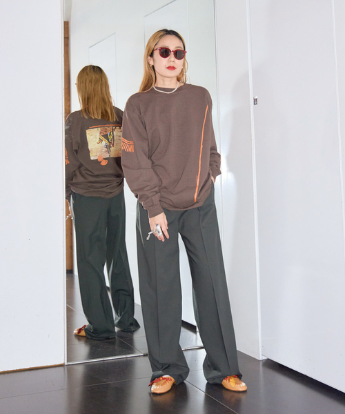 CITYSHOP（シティーショップ）の「LA LEGION Studio Hamer：Tシャツ（Tシャツ/カットソー・レディース・ブラウン・LARGE）」の7枚目の写真