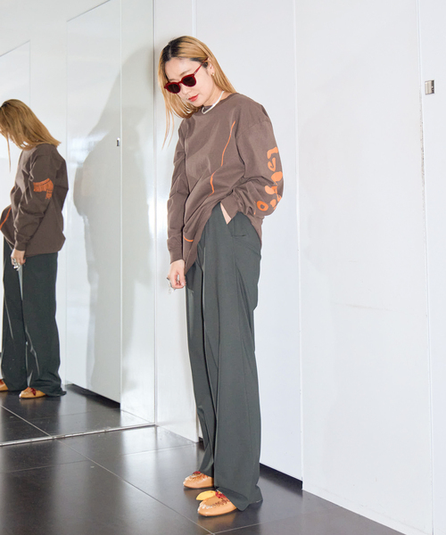 CITYSHOP（シティーショップ）の「LA LEGION Studio Hamer：Tシャツ（Tシャツ/カットソー・レディース・ブラウン・LARGE）」の9枚目の写真