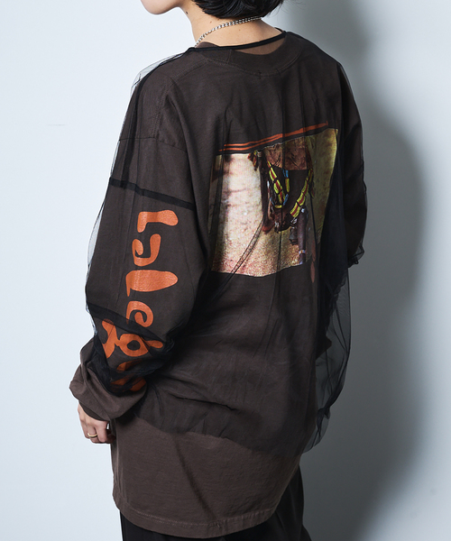 CITYSHOP（シティーショップ）の「LA LEGION Studio Hamer：Tシャツ（Tシャツ/カットソー・レディース・ブラウン・LARGE）」の11枚目の写真