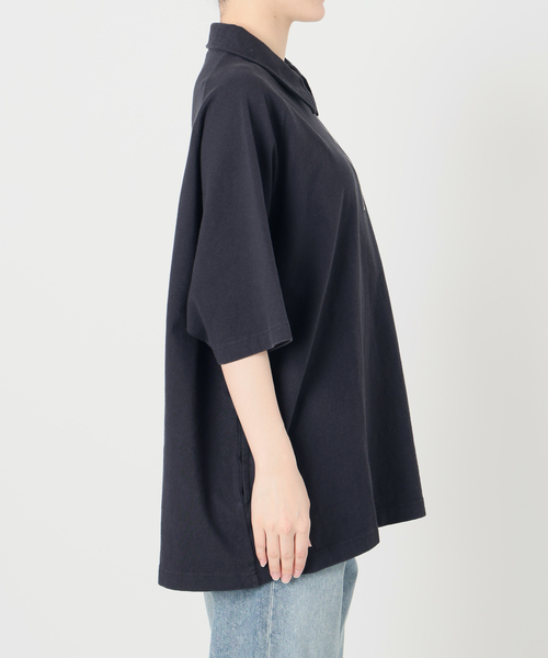 FRAMeWORK（フレームワーク）の「CHAMPION/チャンピオン 別注JERSEY HALF ZIP TEE（Tシャツ/カットソー・レディース・ブラック/ベージュ/キャメル・FREE）」の16枚目の写真