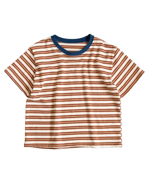 PICHI(ピイチ)の「ボーダーTee(Tシャツ/カットソー・レディース・ブルー/ブラウン・FREE)」の19枚目の写真