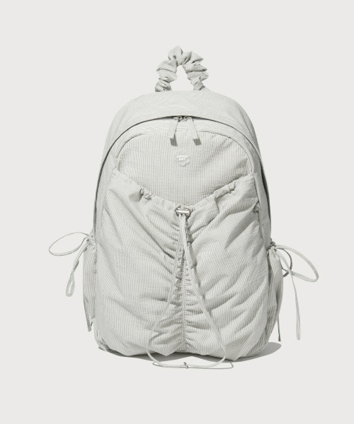 COVERNAT（カバーナット）の「WOMEN CLOVER HEART NEW SHIRRING BACKPACK（バックパック/リュック・レディース・ブラック系その他/ストライプ・FREE）」の7枚目の写真