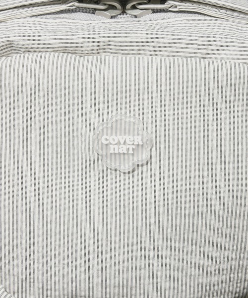 COVERNAT（カバーナット）の「WOMEN CLOVER HEART NEW SHIRRING BACKPACK（バックパック/リュック・レディース・ブラック系その他/ストライプ・FREE）」の9枚目の写真