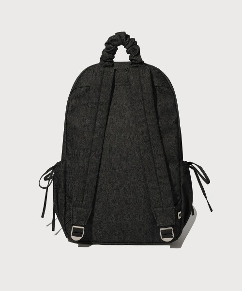COVERNAT（カバーナット）の「WOMEN CLOVER HEART NEW SHIRRING BACKPACK（バックパック/リュック・レディース・ブラック系その他/ストライプ・FREE）」の5枚目の写真