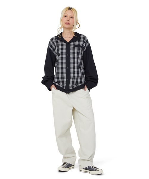 HUF（ハフ）の「COOLIDGE PLAID LS SHIRT（シャツ/ブラウス・メンズ・ブラック・S/M/L/XL/XXL）」の6枚目の写真