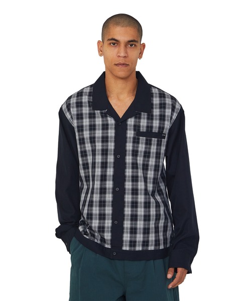 HUF（ハフ）の「COOLIDGE PLAID LS SHIRT（シャツ/ブラウス・メンズ・ブラック・S/M/L/XL/XXL）」の3枚目の写真