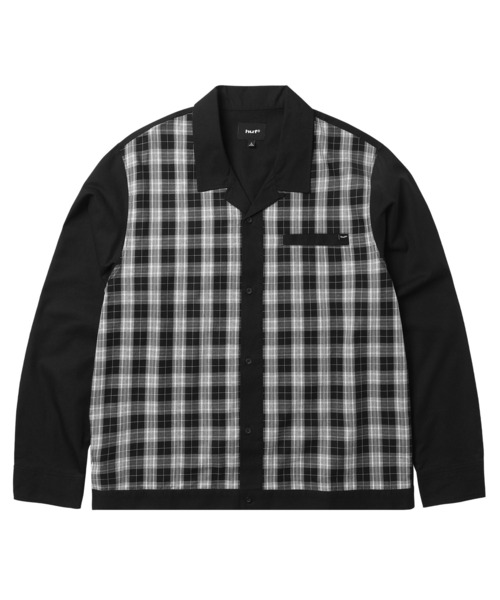HUF（ハフ）の「COOLIDGE PLAID LS SHIRT（シャツ/ブラウス・メンズ・ブラック・S/M/L/XL/XXL）」の9枚目の写真
