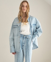 ICE Bleach Denim Shirt Jacket