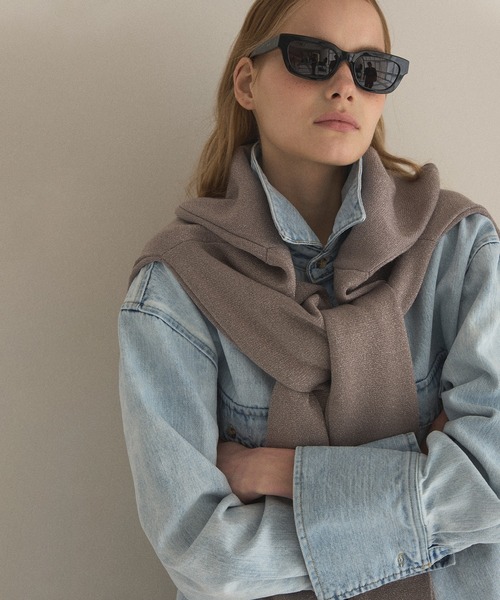 MIELI INVARIANT(ミエリインヴァリアント)の「ICE Bleach Denim Shirt Jacket(シャツ/ブラウス・レディース・ライトブルー・FREE)」の16枚目の写真