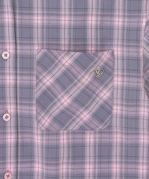 mezzo piano Junior(メゾピアノジュニア)の「フード チェックシャツ(シャツ/ブラウス・キッズ・ブラック/グレー・S:140cm/L:160cm/M:150cm)」の9枚目の写真