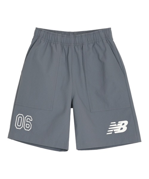 NEW BALANCE（ニューバランス）の「シアサッカー ショーツ（その他パンツ・キッズ・ネイビー/グレー/レモンイエロー・130/140/150/160）」の2枚目の写真