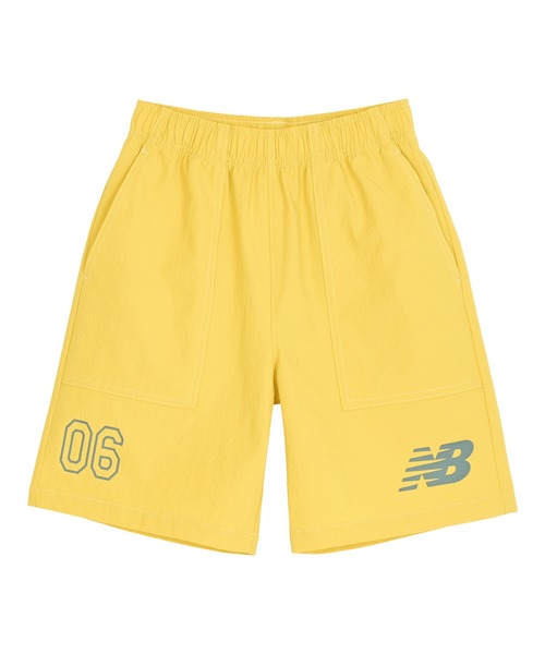 NEW BALANCE（ニューバランス）の「シアサッカー ショーツ（その他パンツ・キッズ・ネイビー/グレー/レモンイエロー・130/140/150/160）」の3枚目の写真