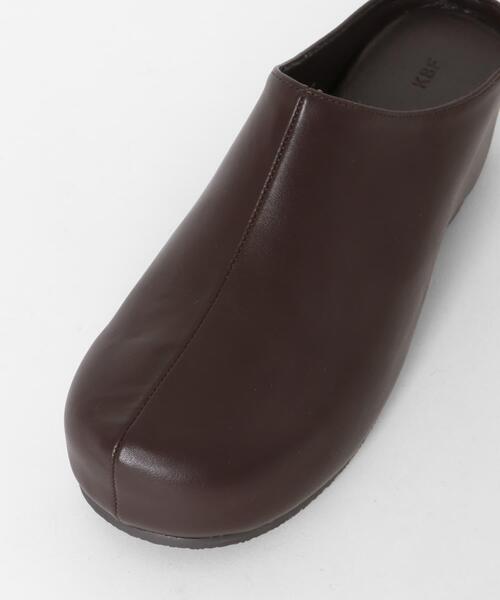 KBF（ケイビーエフ）の「プラットフォームクロッグ（その他シューズ・レディース・ブラウン/ブラック・37/36/38）」の9枚目の写真