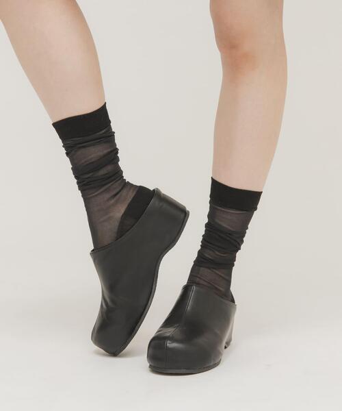 KBF（ケイビーエフ）の「プラットフォームクロッグ（その他シューズ・レディース・ブラウン/ブラック・37/36/38）」の11枚目の写真