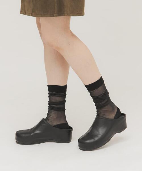 KBF（ケイビーエフ）の「プラットフォームクロッグ（その他シューズ・レディース・ブラウン/ブラック・37/36/38）」の13枚目の写真