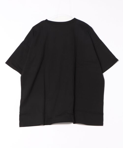 Social GIRL(ソーシャルガール)の「《Social GIRL》オーバーサイズ半袖ロゴTシャツ(Tシャツ/カットソー・レディース・チャコールグレー/オフホワイト/ブラック・M)」の20枚目の写真