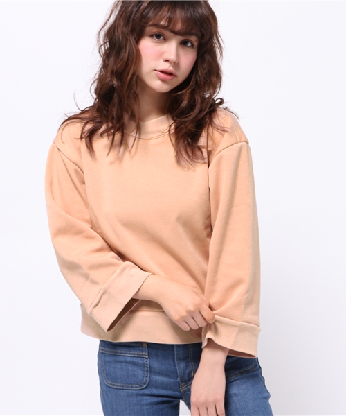 Kastane（カスタネ）の「裏シャギーハイネックプルオーバー（Tシャツ/カットソー・レディース・ピンクベージュ/オフホワイト/キャメル/グレー・FREE）」の4枚目の写真