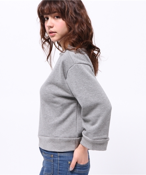 Kastane（カスタネ）の「裏シャギーハイネックプルオーバー（Tシャツ/カットソー・レディース・ピンクベージュ/オフホワイト/キャメル/グレー・FREE）」の6枚目の写真