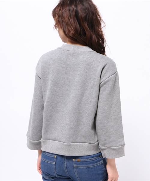 Kastane（カスタネ）の「裏シャギーハイネックプルオーバー（Tシャツ/カットソー・レディース・ピンクベージュ/オフホワイト/キャメル/グレー・FREE）」の7枚目の写真