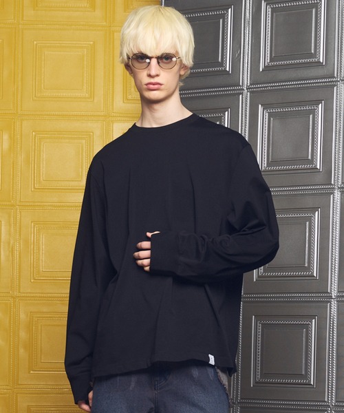 UNISEX》【EX】Prime-Over Cotton Jersey Long Sleeve T-shirt