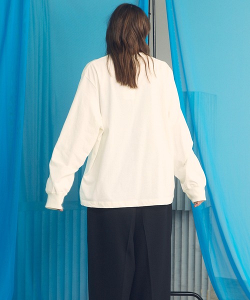 UNISEX》【EX】Prime-Over Cotton Jersey Long Sleeve T-shirt