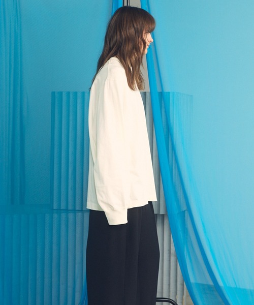 UNISEX》【EX】Prime-Over Cotton Jersey Long Sleeve T-shirt