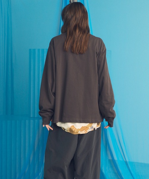 UNISEX》【EX】Prime-Over Cotton Jersey Long Sleeve T-shirt