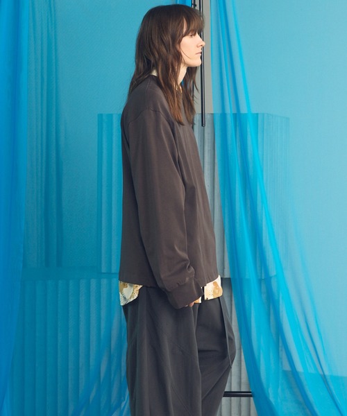 UNISEX》【EX】Prime-Over Cotton Jersey Long Sleeve T-shirt