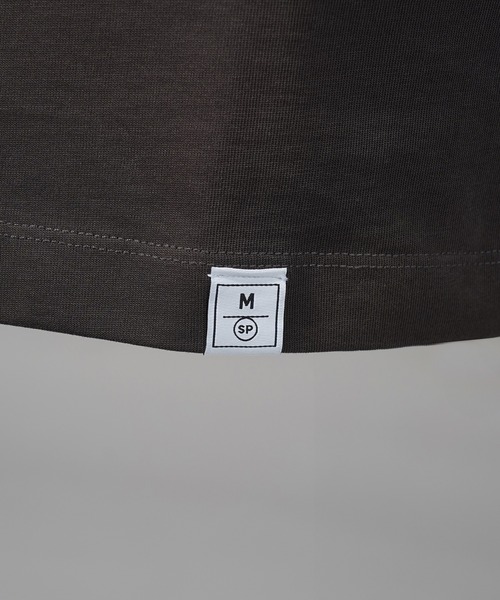 MAISON SPECIAL(メゾンスペシャル)の「《UNISEX》【EX】Prime-Over Cotton Jersey Long Sleeve T-shirt/プライムオーバー天竺ロングスリーブカットソー【MAISON SPECIAL/メゾンスペシャル】(Tシャツ/カットソー・メンズ・チャコールグレー/オフホワイト/グレイッシュベージュ/ブラック・0/2/1)」の13枚目の写真