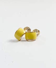 YU-KA:パステルカーブ イヤリング Pastel color curve earring
