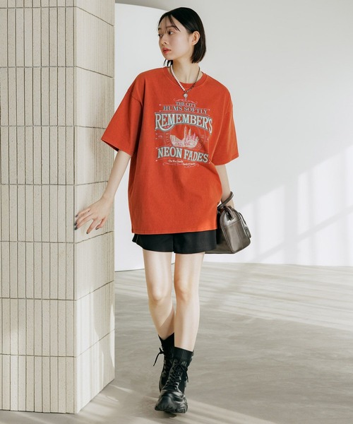 PAGEBOY(ページボーイ)の「シアバスタックショートパンツ【セットアップ対応】(その他パンツ・レディース・テラコッタ/ブラウン/ブラック/グレー・FREE)」の5枚目の写真